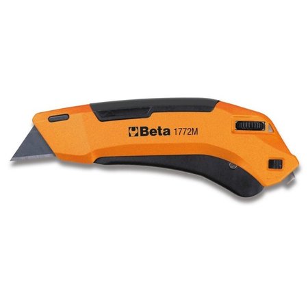 BETA Safety utility knife with retractable blade, Includes 3 blades 017720040